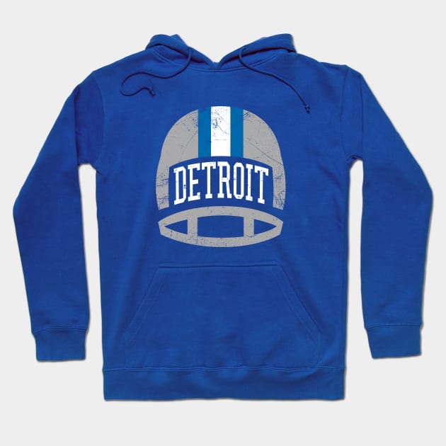 Detroit Retro Helmet - Blue Hoodie by KFig21